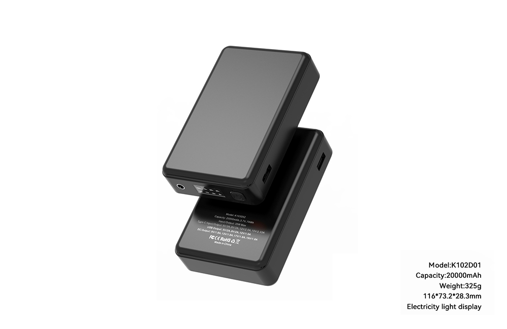 K102SF4 20000mAh 防水 空調(diào)服移動(dòng)電源